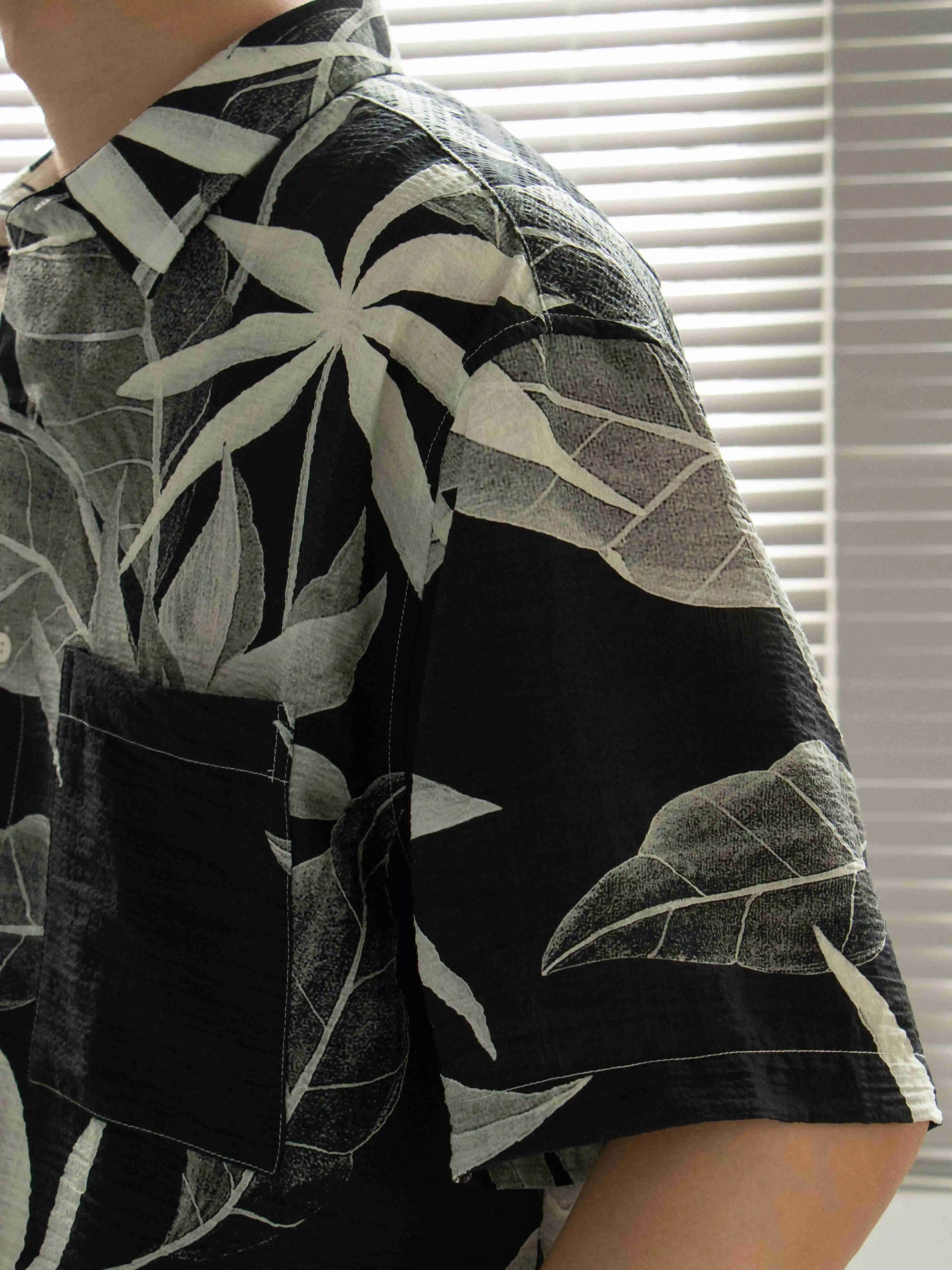 Hawaiian Ice Silk Floral Shirt