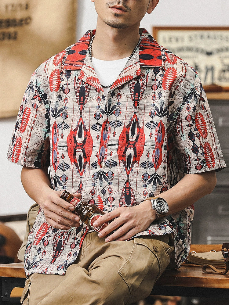Vintage American-style Hawaiian Shirt