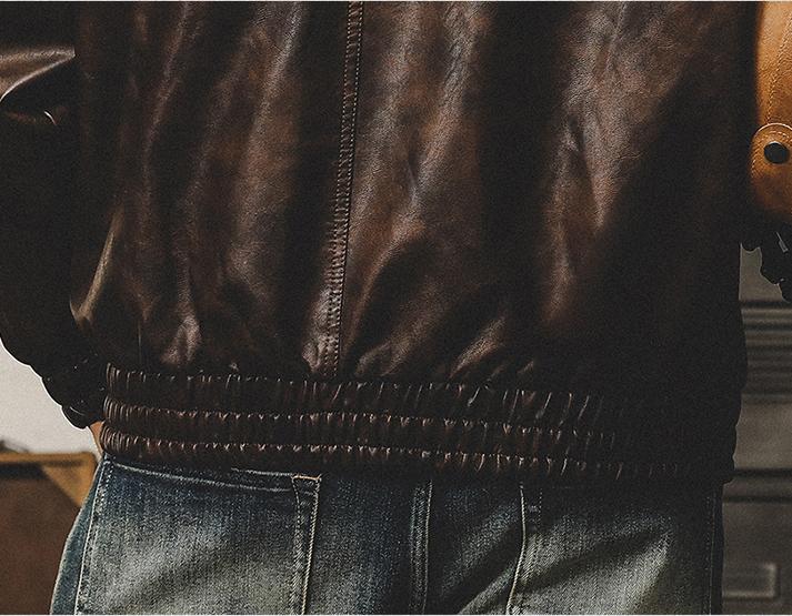 Vintage Casual Soft Faux Leather Jacket