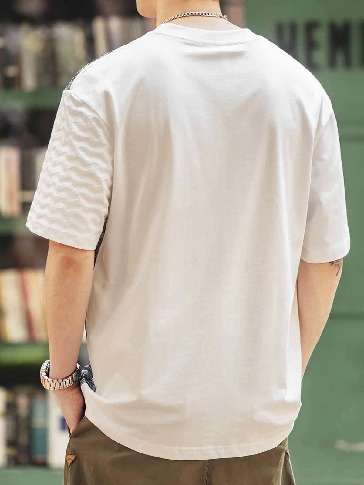 Floral Patchwork Short-Sleeve T-Shirt
