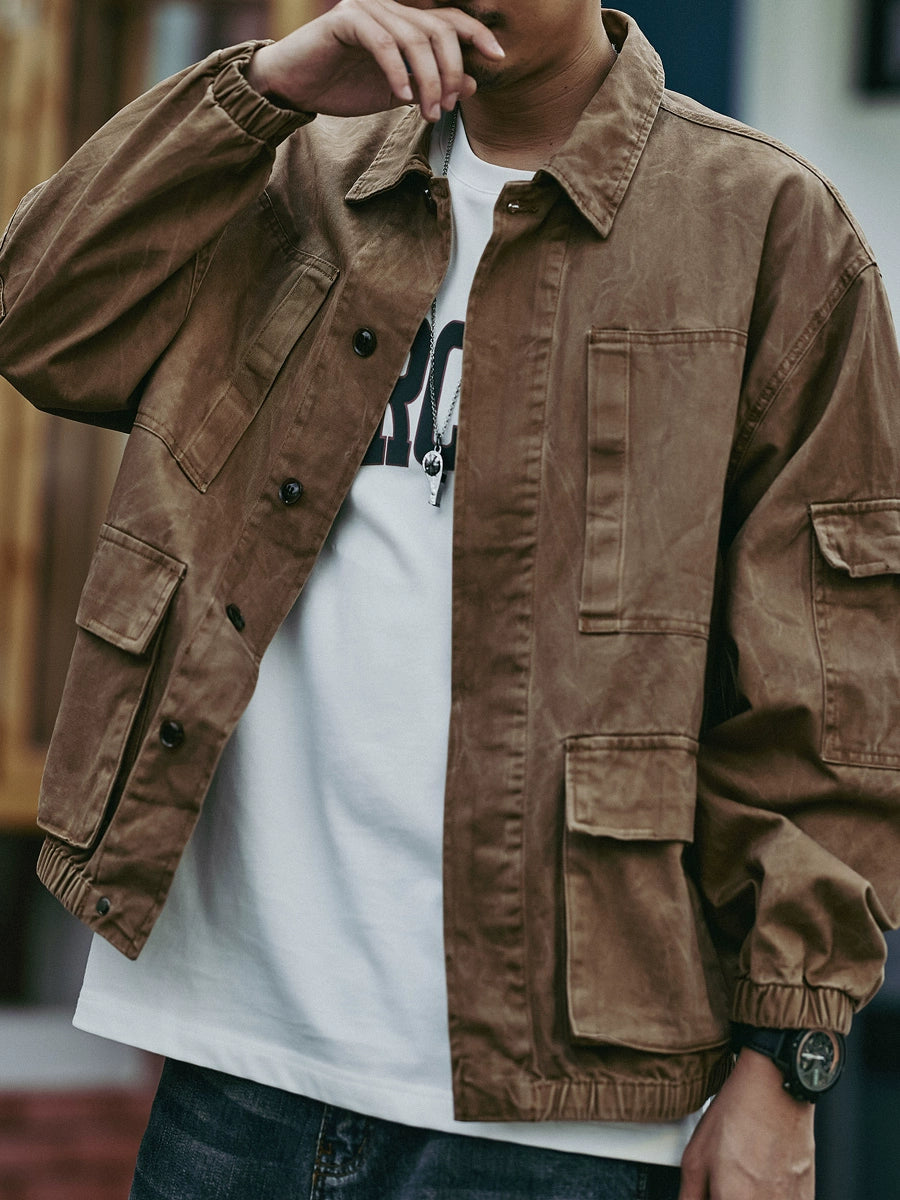 Vintage Cargo Jacket Coat