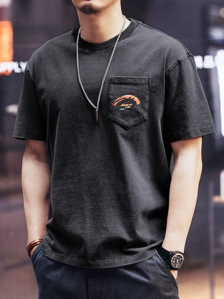 Vintage Back Print Short-Sleeve T-Shirt