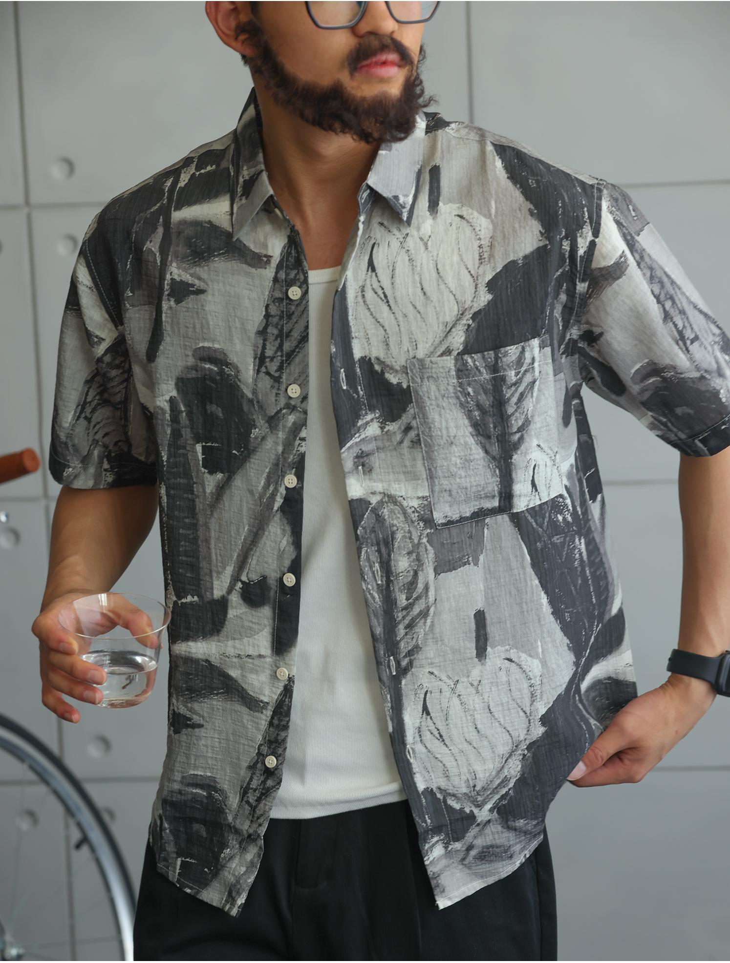 Lightweight Breathable Hawaiian Casual Vacation Shirt