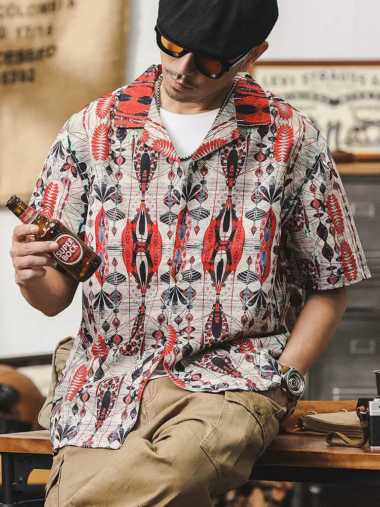Vintage American-style Hawaiian Shirt