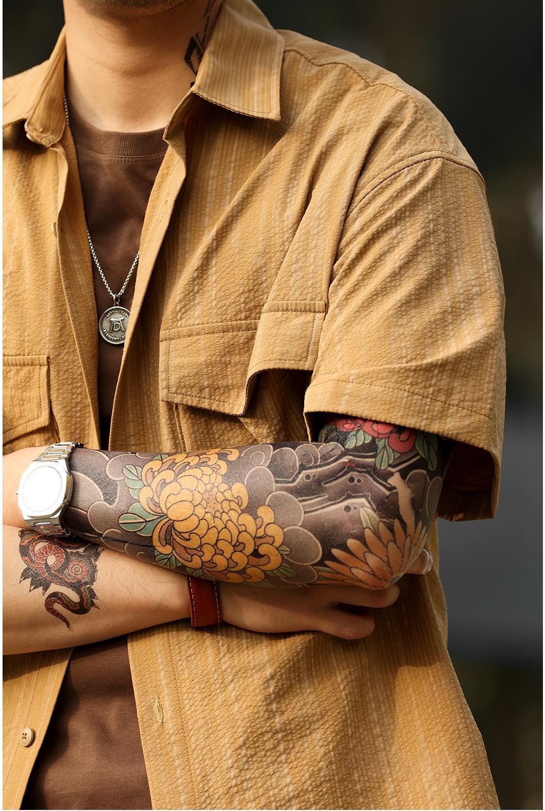 Shadow Stripe Seersucker Short Sleeve Shirt