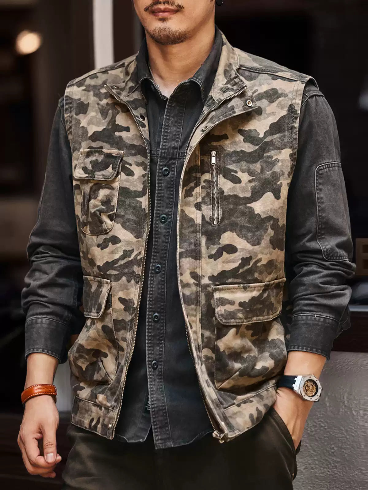 Outdoor Camouflage Work Vest – cloudsroad.com