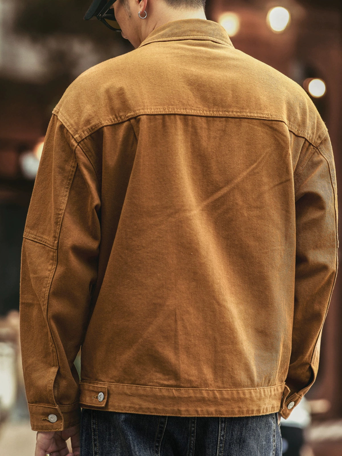 Retro Work Denim Jacket