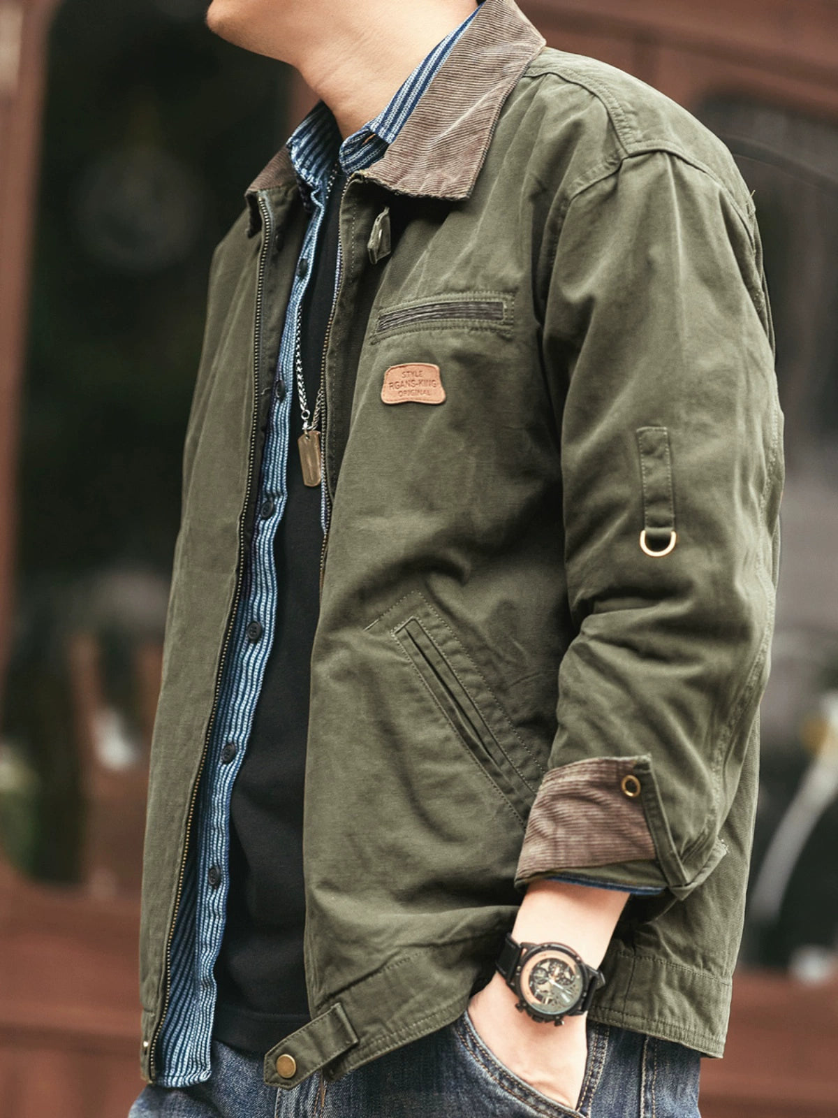 Zipper Work Jacket