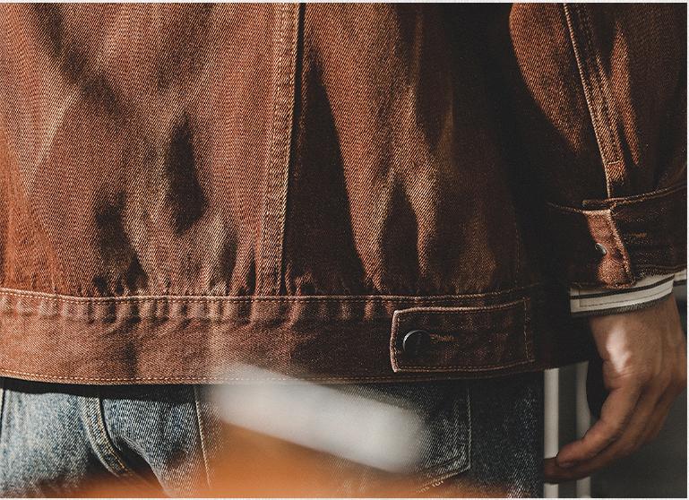 Retro Work Denim Jacket