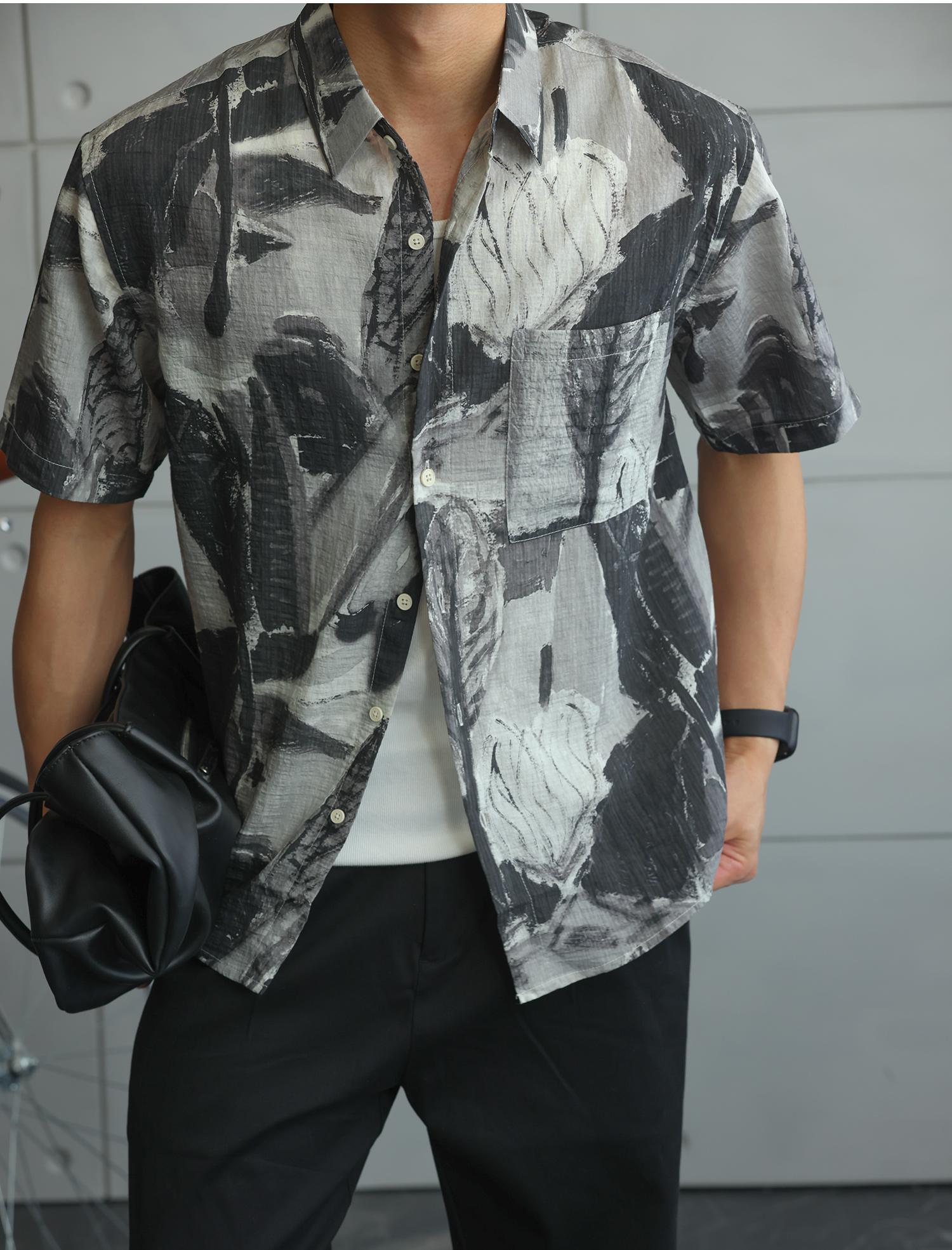 Lightweight Breathable Hawaiian Casual Vacation Shirt