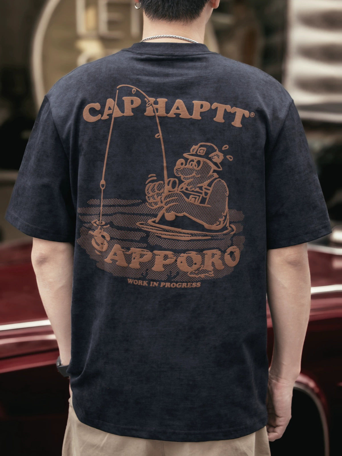 Back-Printed Casual T-Shirt