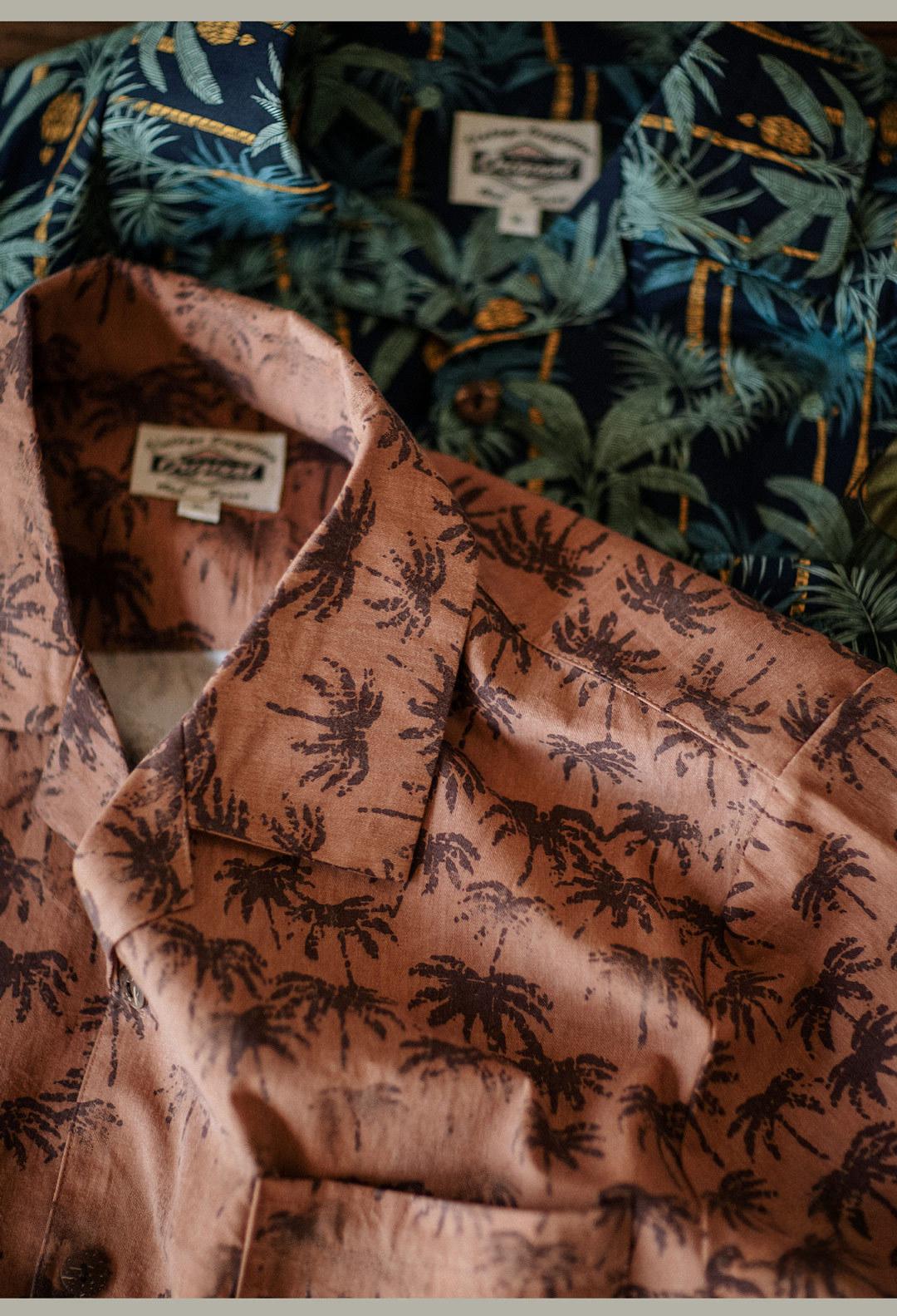 Baroque Classic Hawaiian Cuban Collar Casual Beach Shirt