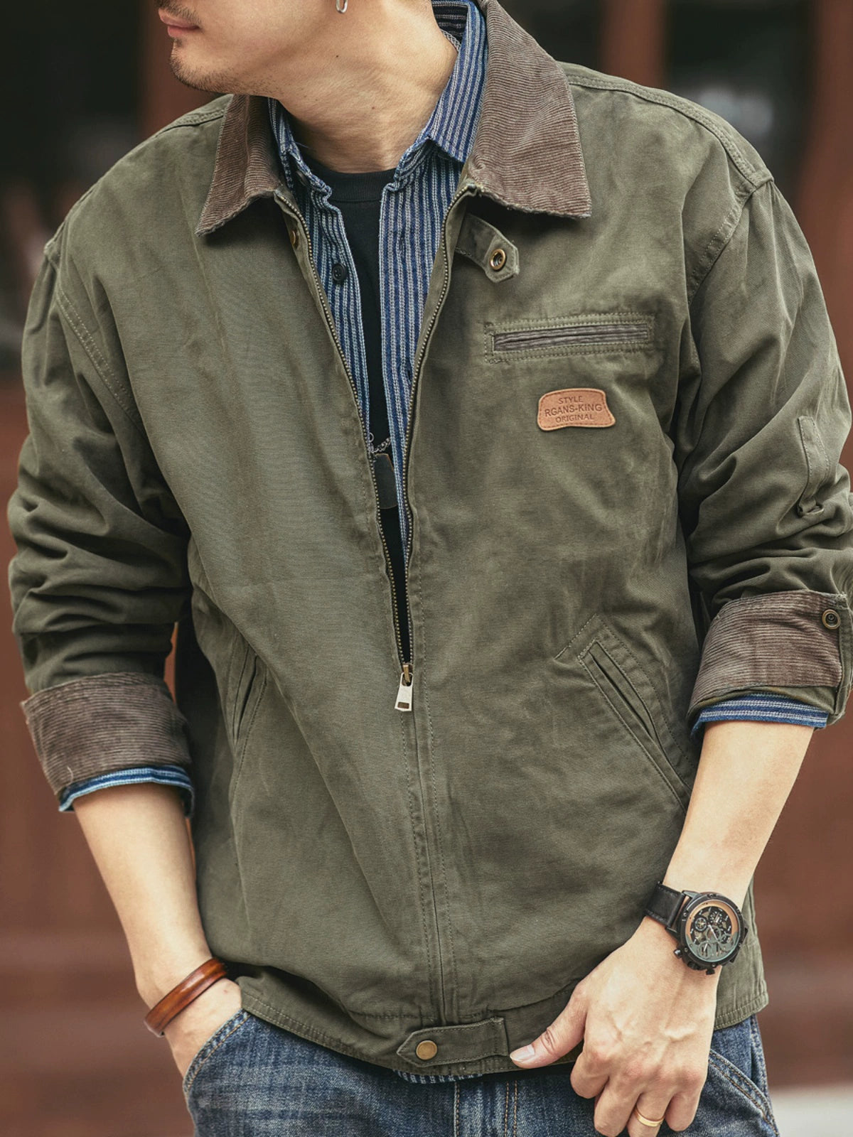 Zipper Work Jacket