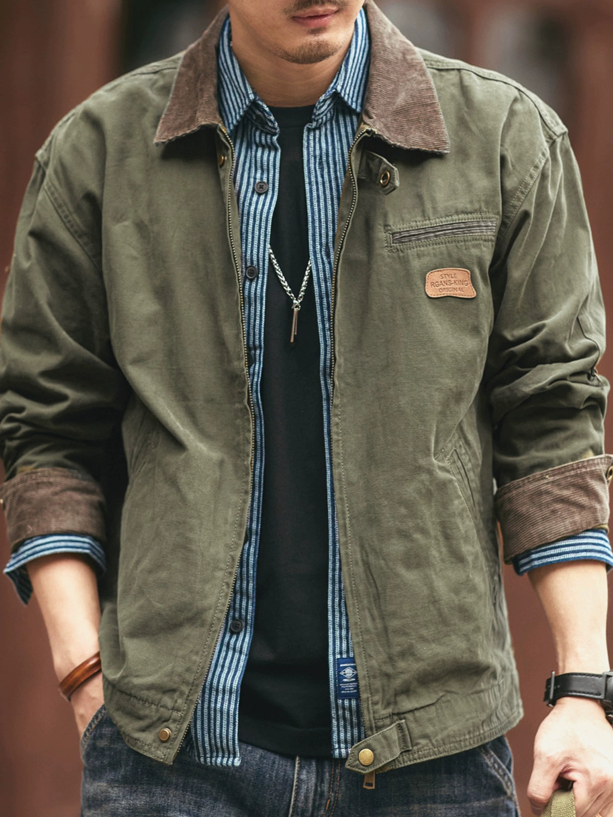 Zipper Work Jacket