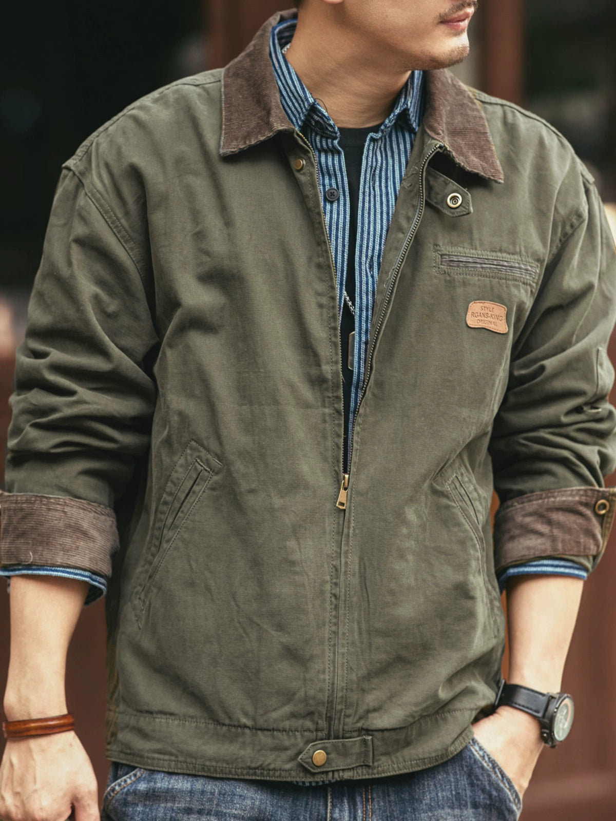 Zipper Work Jacket