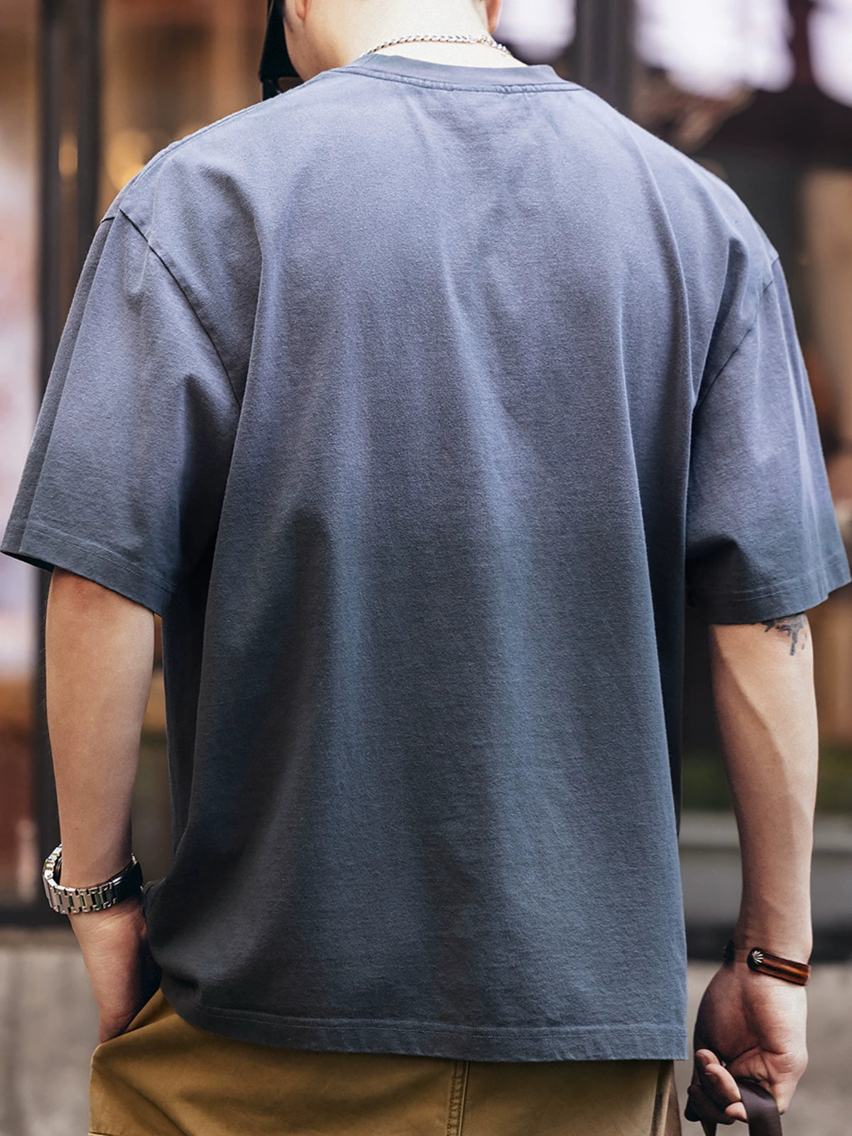 Washed Gradient Short-Sleeve T-Shirt