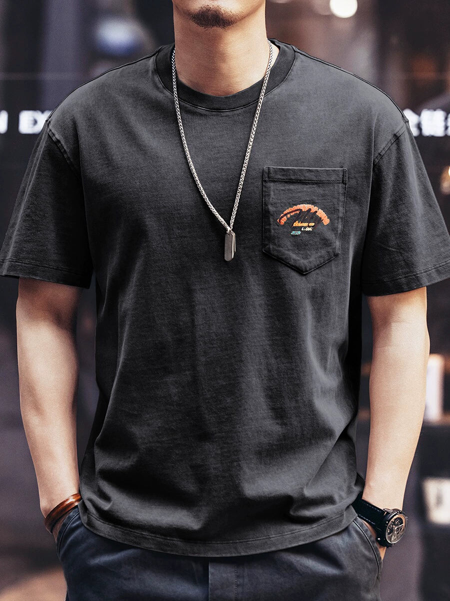 Vintage Back Print Short-Sleeve T-Shirt