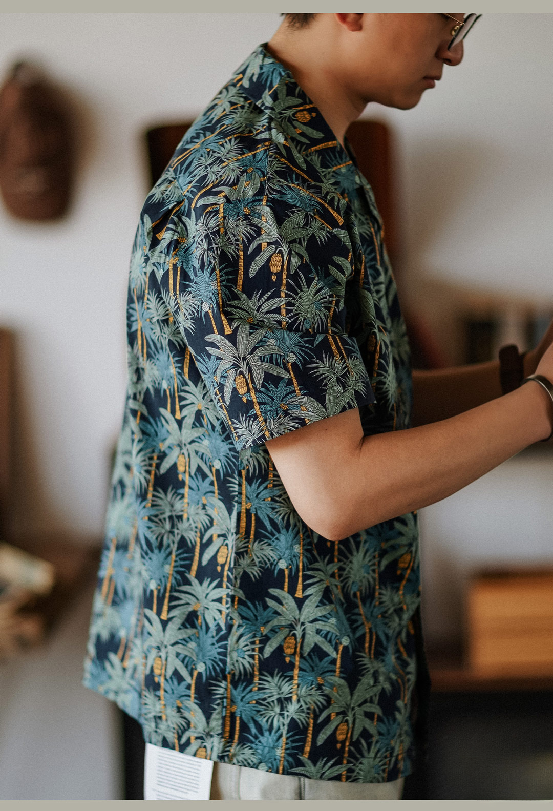 Baroque Classic Hawaiian Cuban Collar Casual Beach Shirt