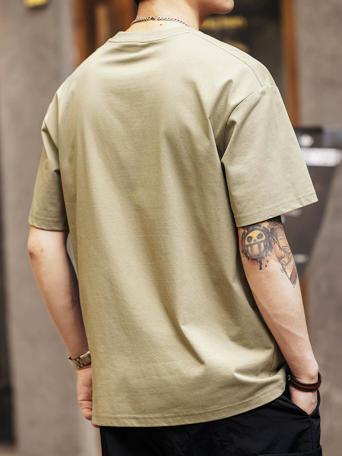 3D Printed Ice Silk Patchwork Short T-Shirt