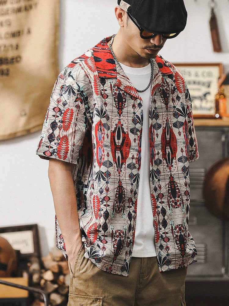 Vintage American-style Hawaiian Shirt