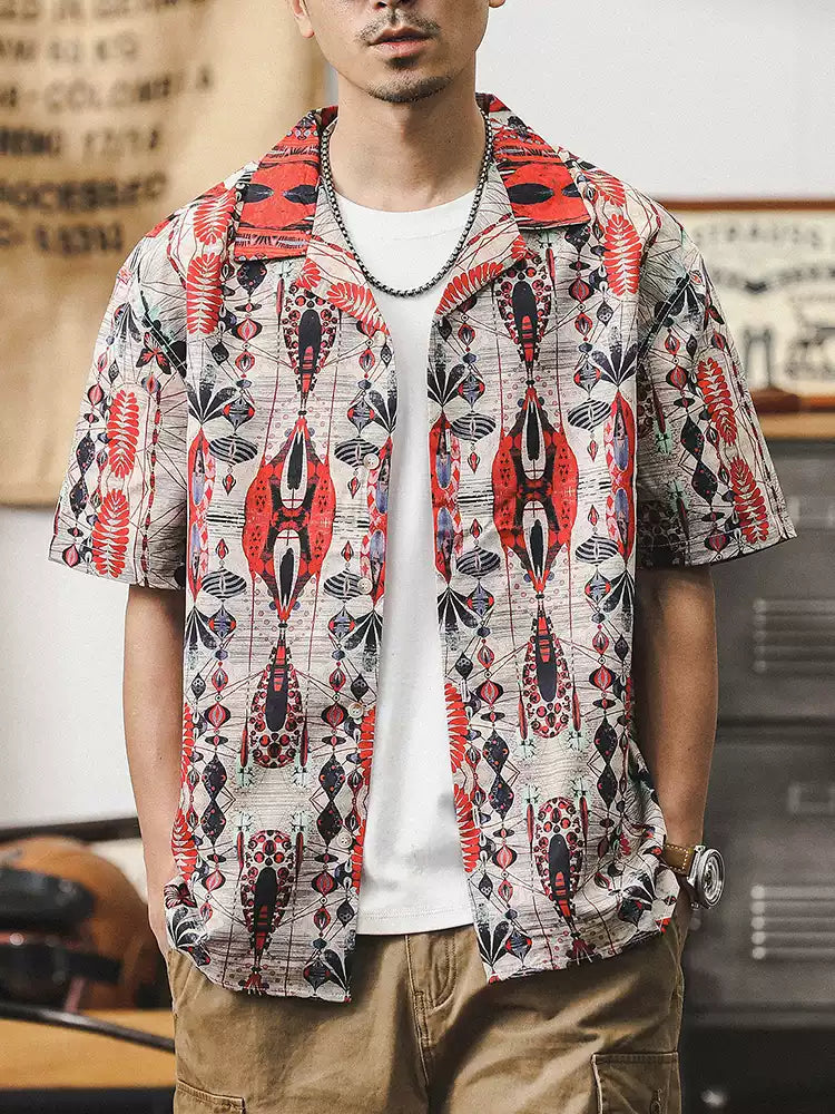 Vintage American-style Hawaiian Shirt