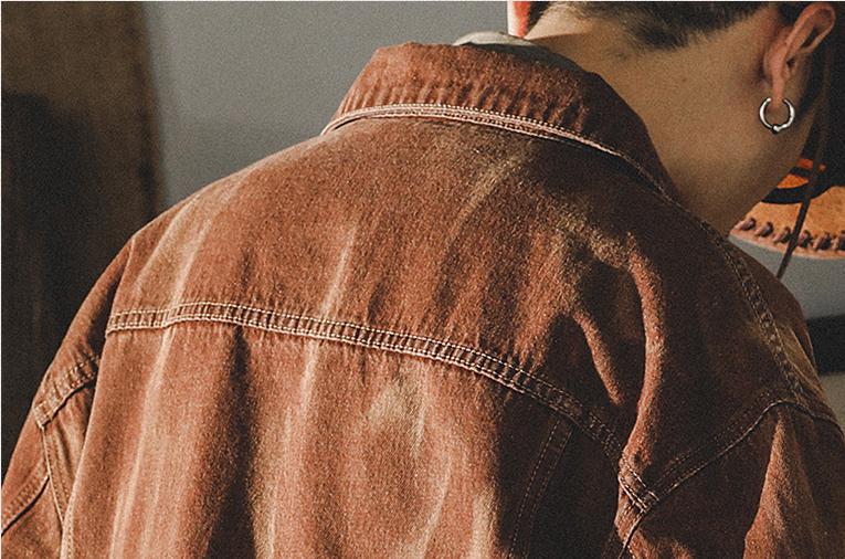 Retro Work Denim Jacket