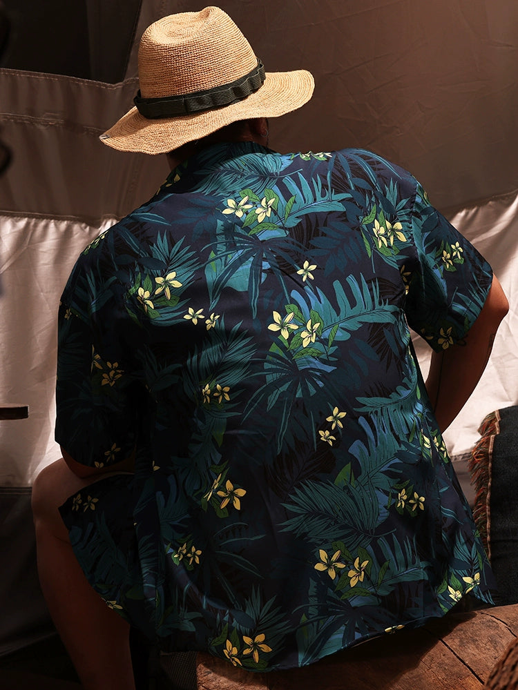 Hawaiian Vacation Beach Short-Sleeve Shirt