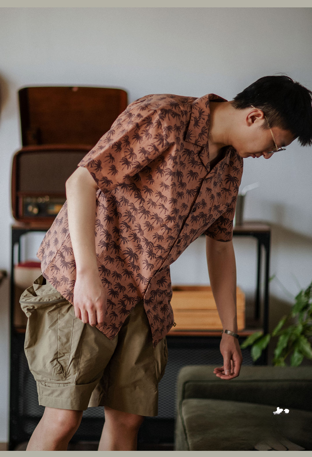 Baroque Classic Hawaiian Cuban Collar Casual Beach Shirt