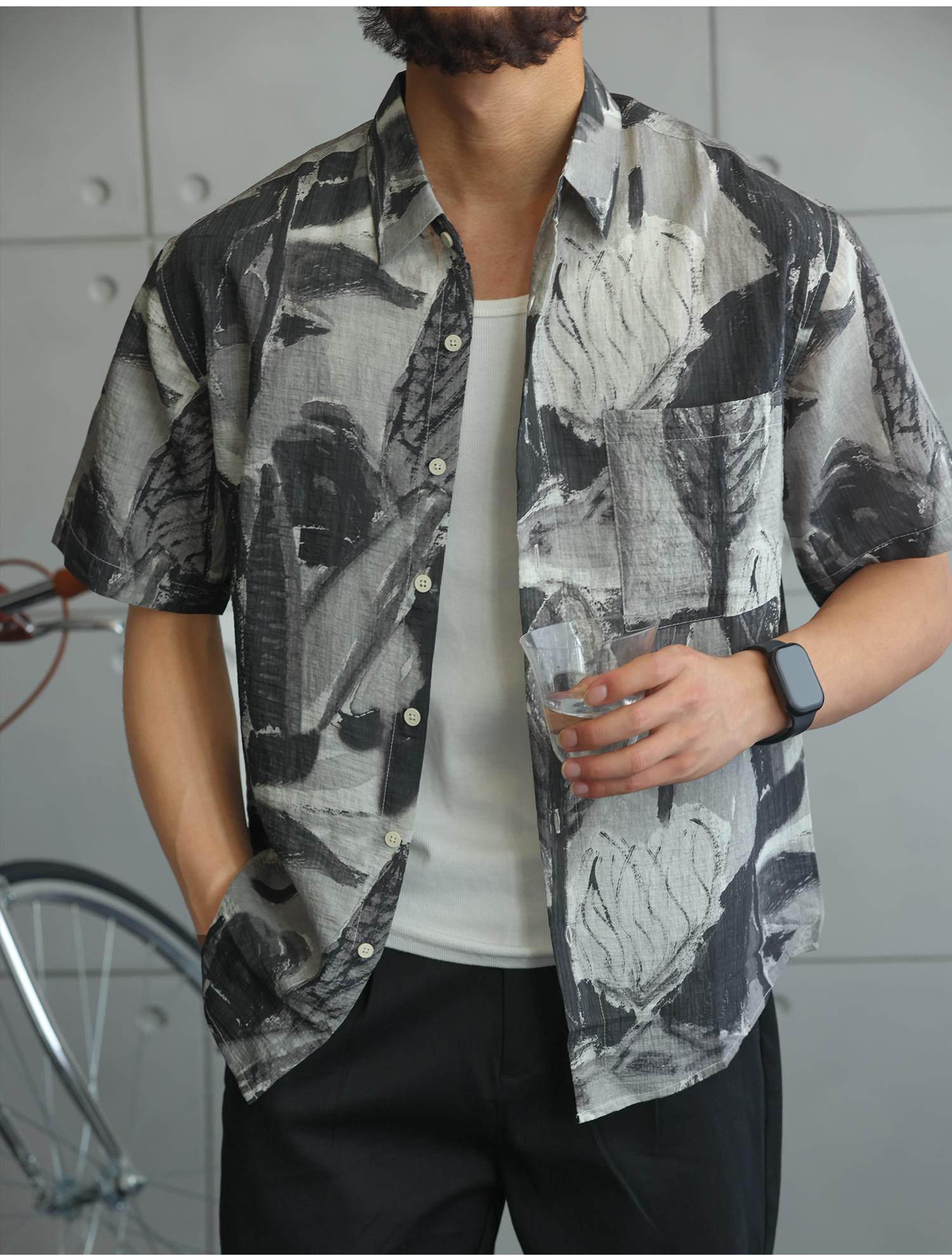 Lightweight Breathable Hawaiian Casual Vacation Shirt
