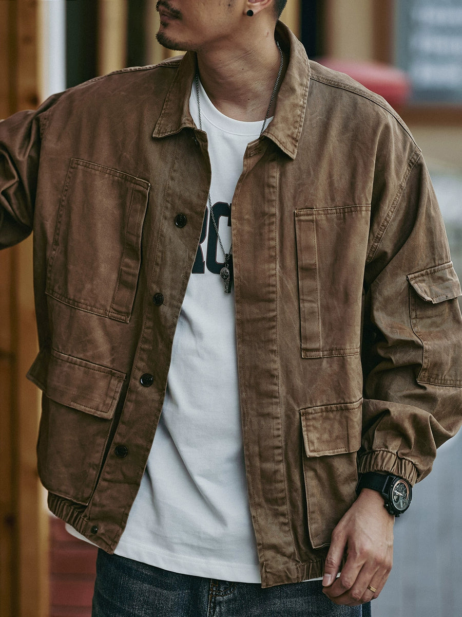 Vintage Cargo Jacket Coat