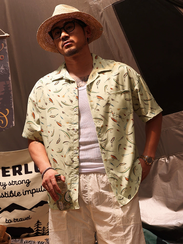 Hawaiian Beach Loose & Breathable Printed Shirt