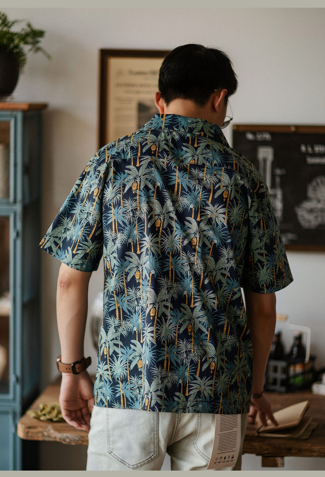 Baroque Classic Hawaiian Cuban Collar Casual Beach Shirt